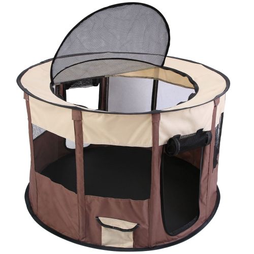 Foldable Playpen for Dog with Carry Bag Portable Travel Waterproof Indoor Outdoor Pet Cage Tent Detachable Upper Cover For Dog Cat Rabbit Foldable Playpen for Dog with Carry Bag Portable Travel Waterproof Indoor Outdoor Pet Cage Tent Detachable Upper Cover For Dog Cat Rabbit